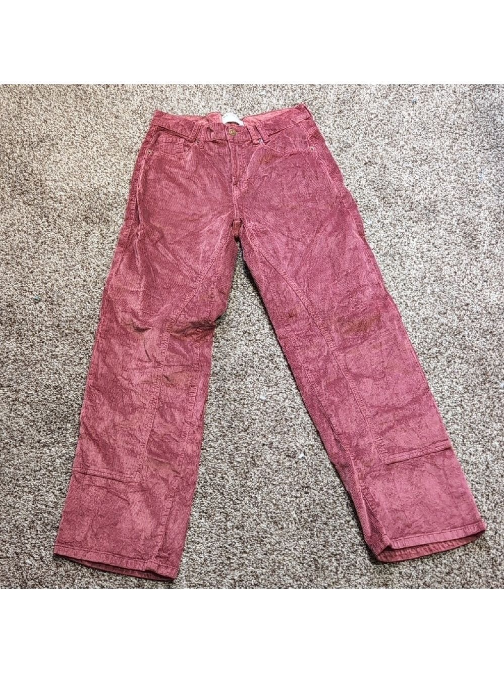 We The Free Risk Taker High Rise Straight Corduroy Pants Size 26